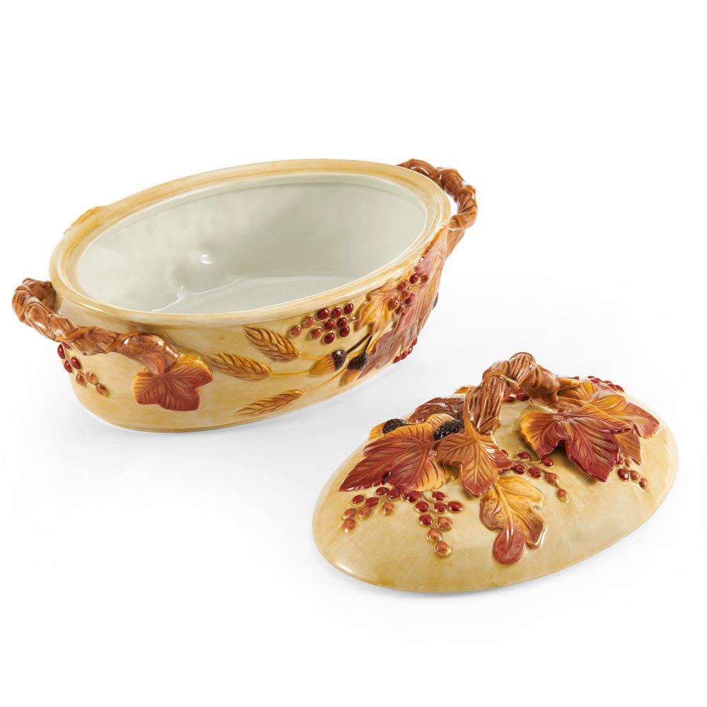 Harvest Covered Vegetable Serve Bowl