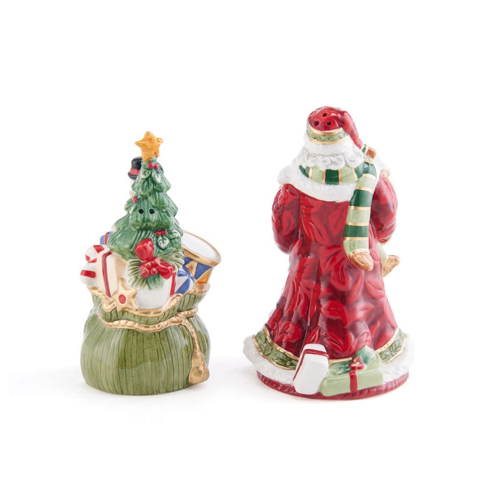 Holiday Home African American Santa Salt and Pepper Set