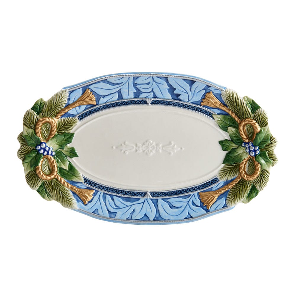 Holiday Home Blue Large Platter