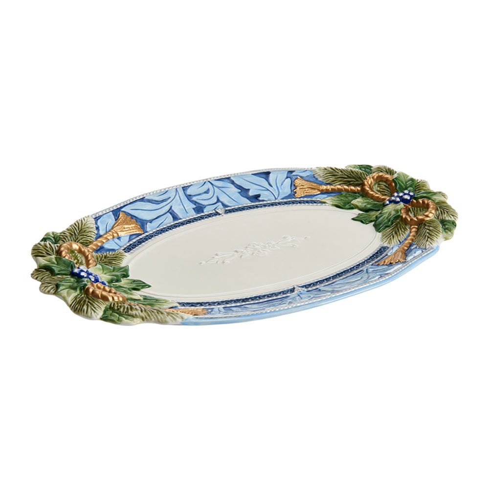 Holiday Home Blue Large Platter