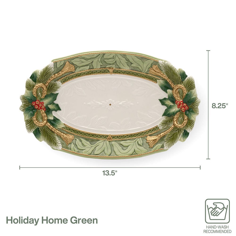 Holiday Home Green Large Platter