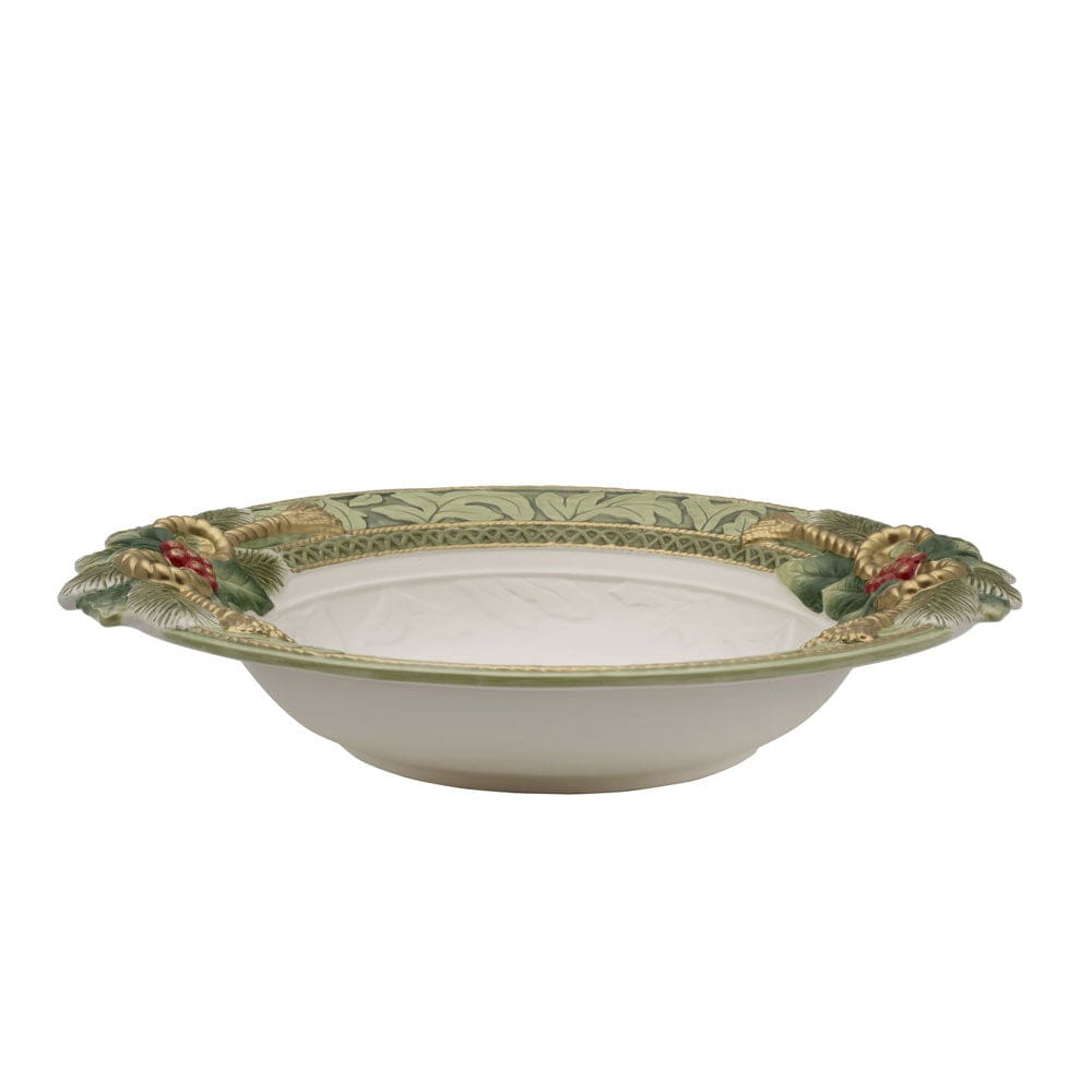 Holiday Home Green Large Serving Bowl