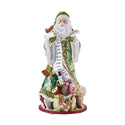 Fitz and Floyd Holiday Home Musical Figurine, Jolly Ole Saint Nicholas