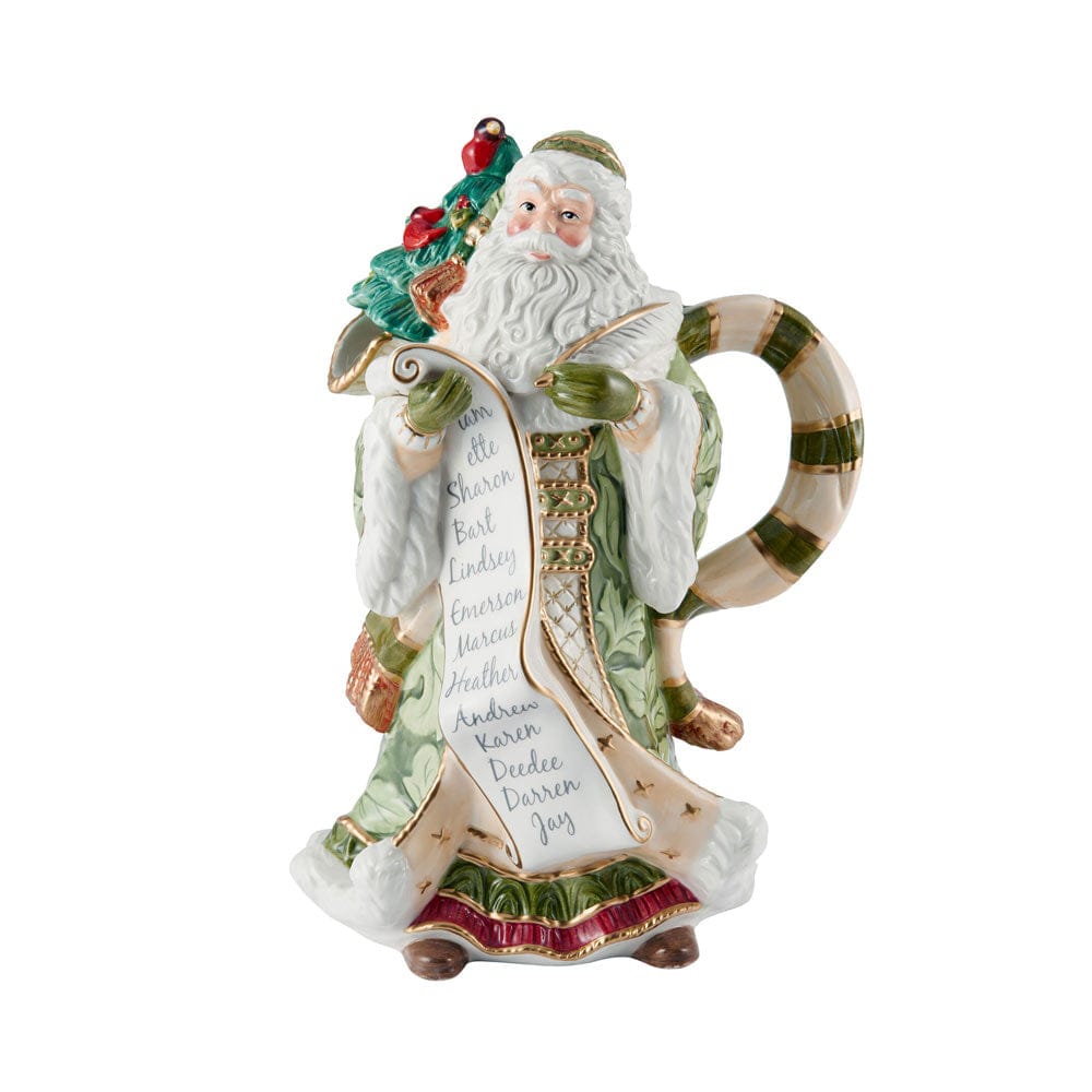 Holiday Home Green Santa Pitcher