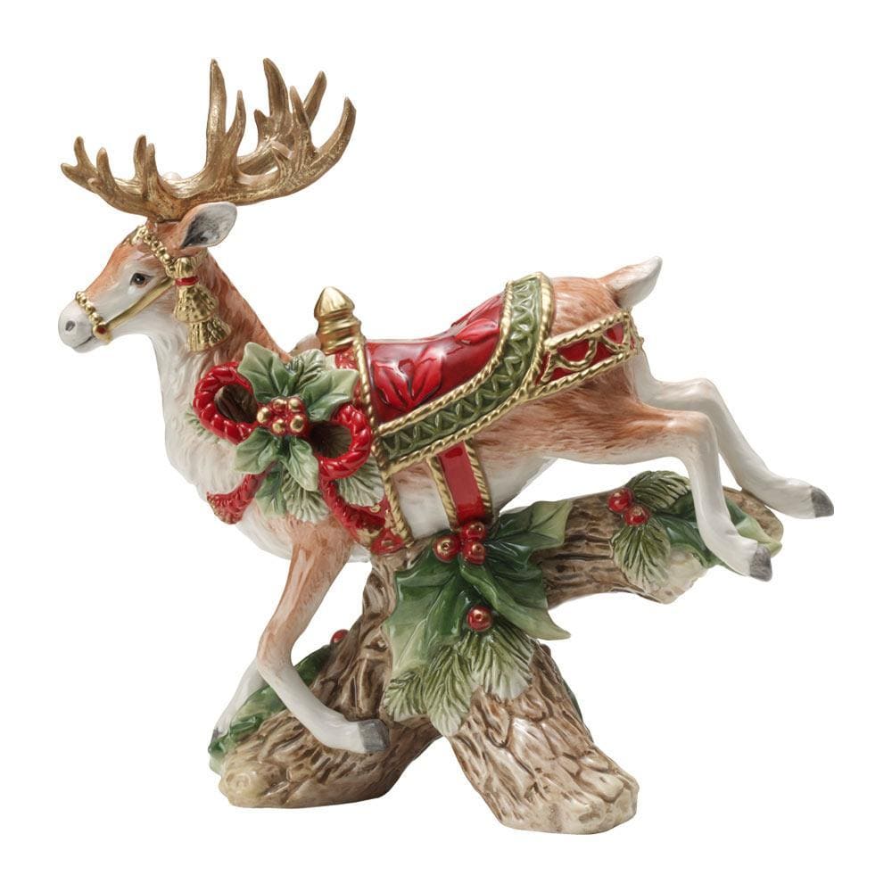 Holiday Home Landing Deer Candleholder