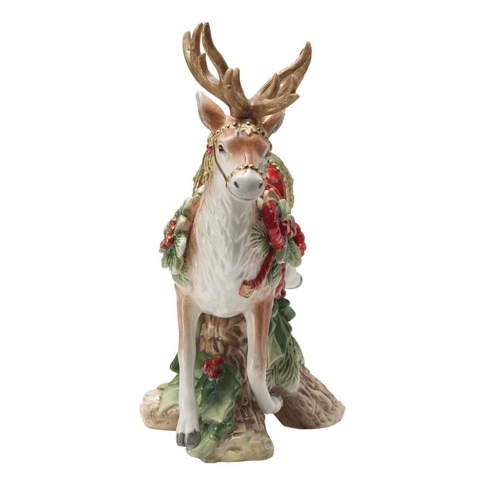 Holiday Home Landing Deer Candleholder