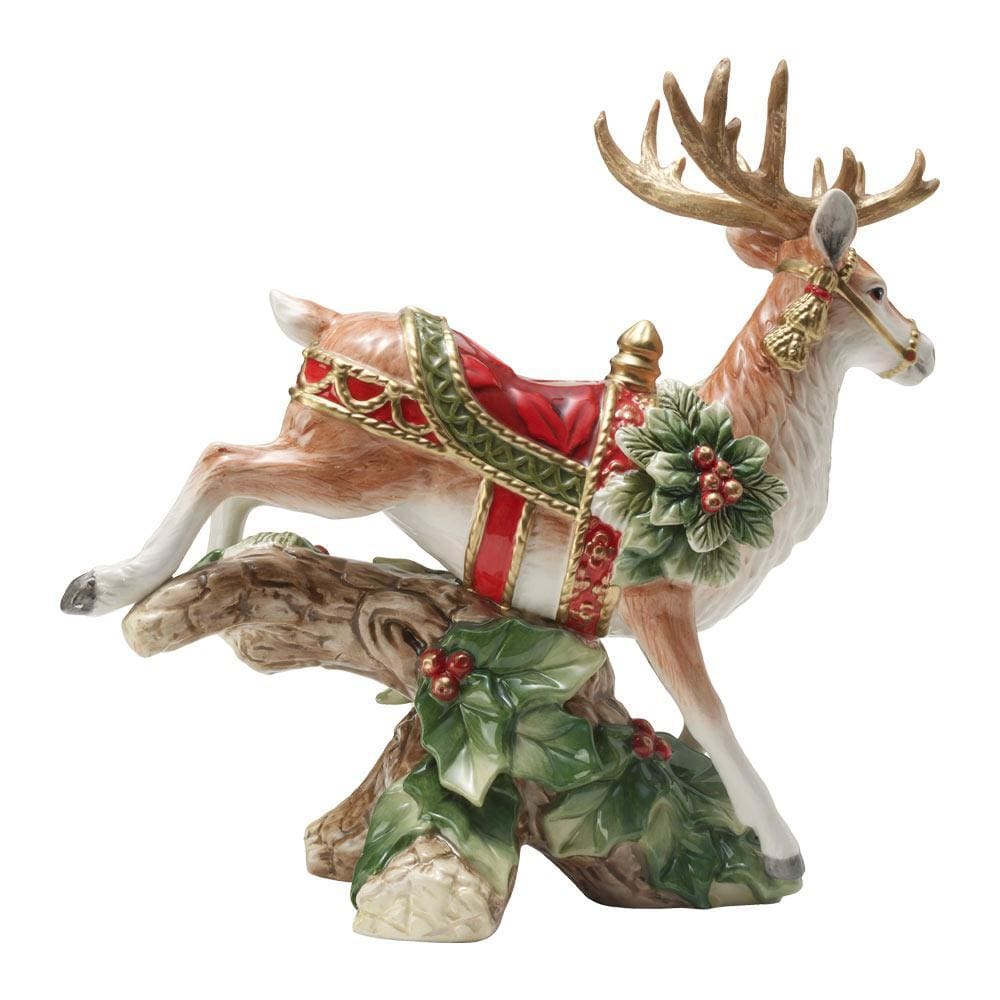 Holiday Home Landing Deer Candleholder