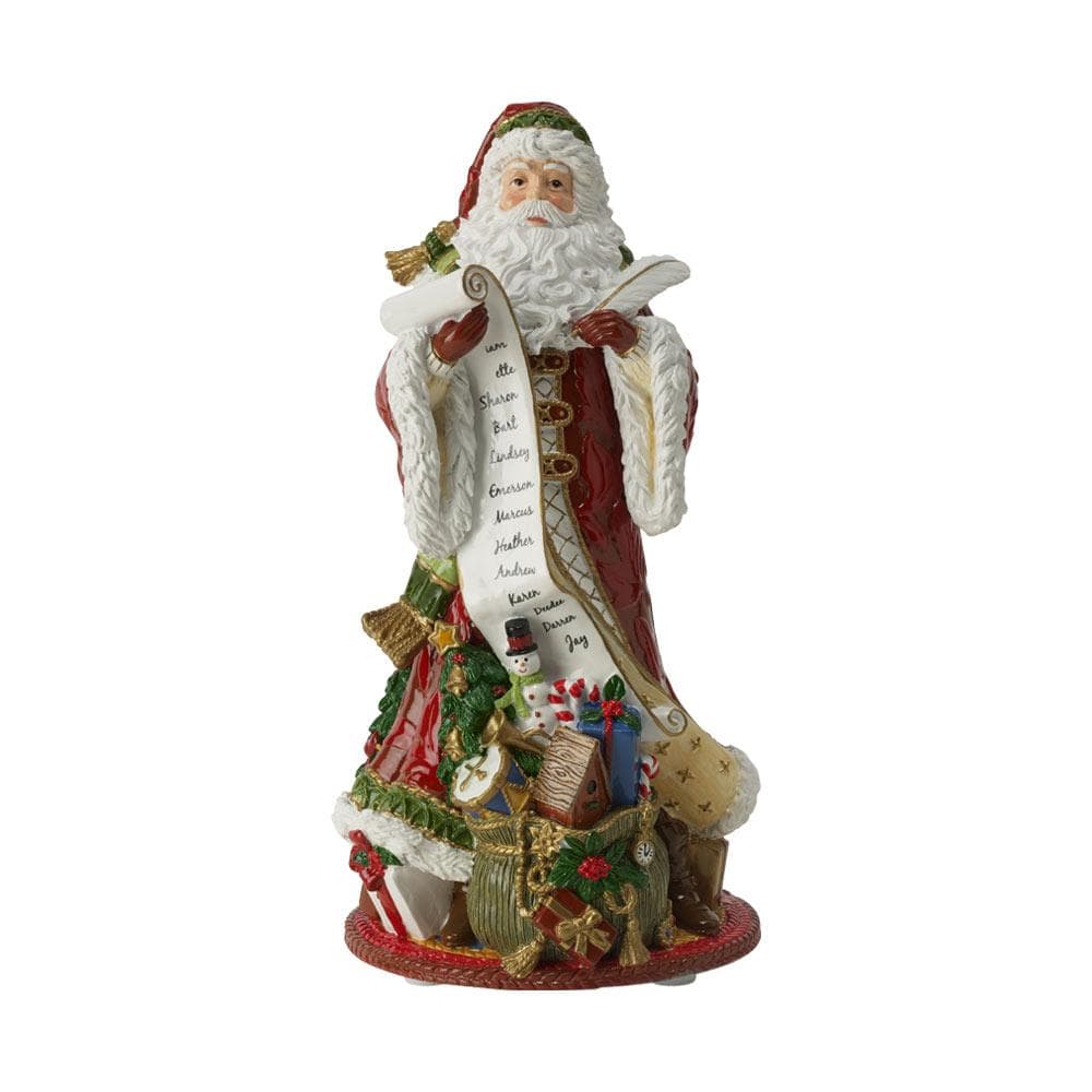 Holiday Home Musical Figurine, Jolly Ole Saint Nicholas, 10.75 IN