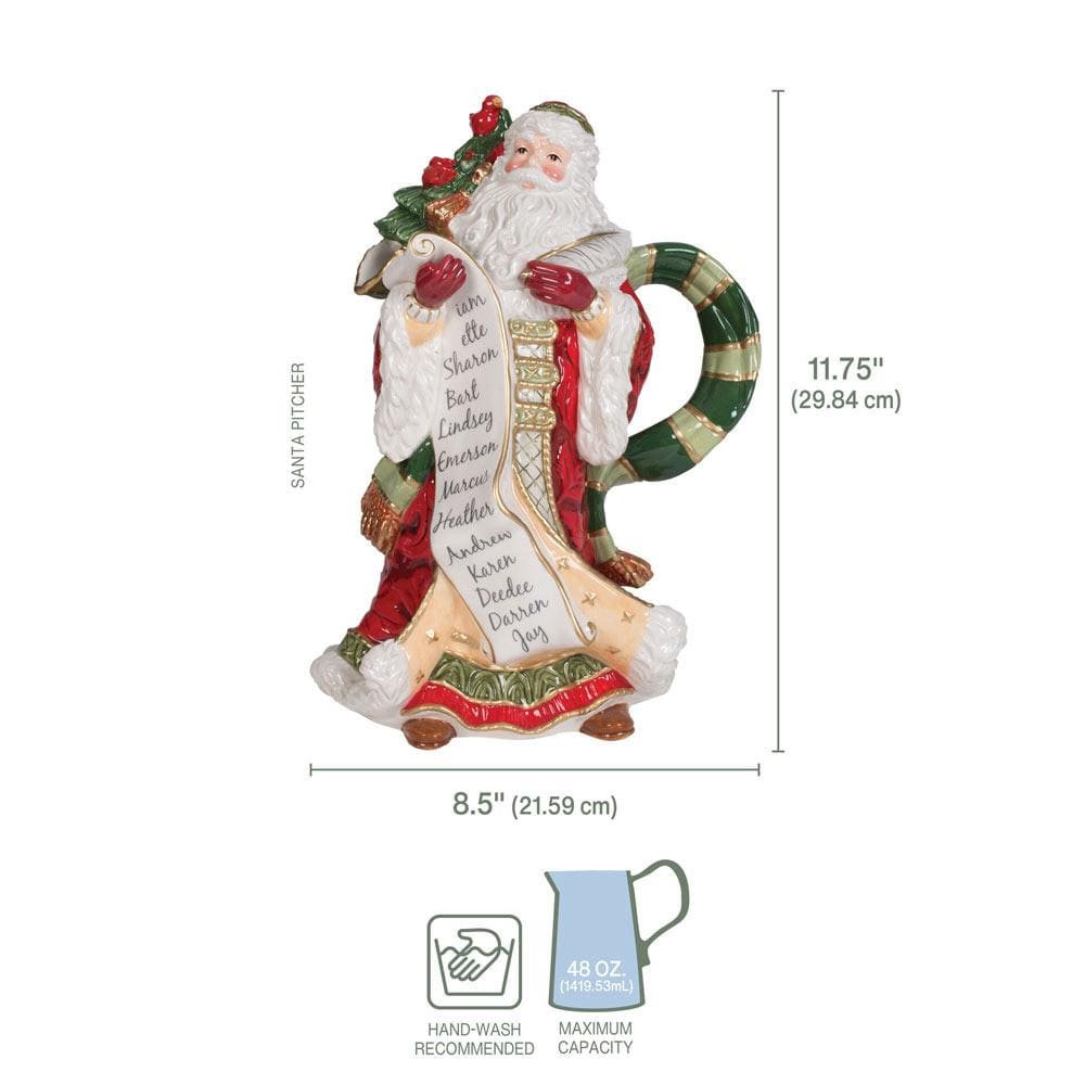 Holiday Home Santa Pitcher