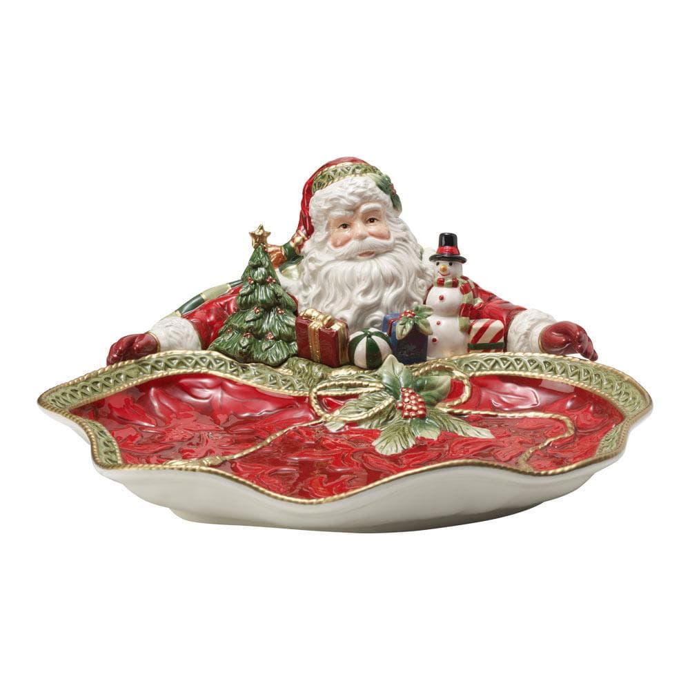 Holiday Home Santa Serving Bowl