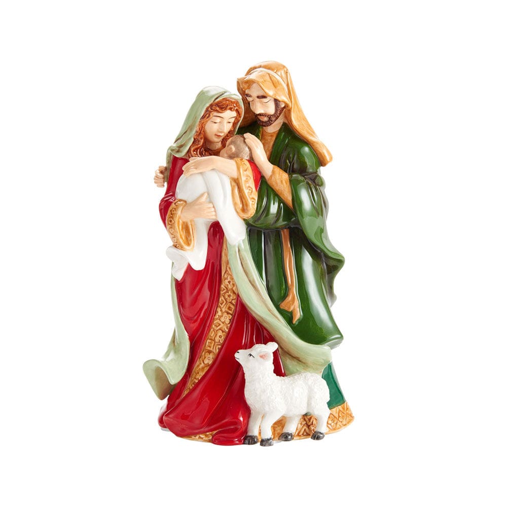 Holiday Musical Nativity Holy Family Figurine, O Holy Night