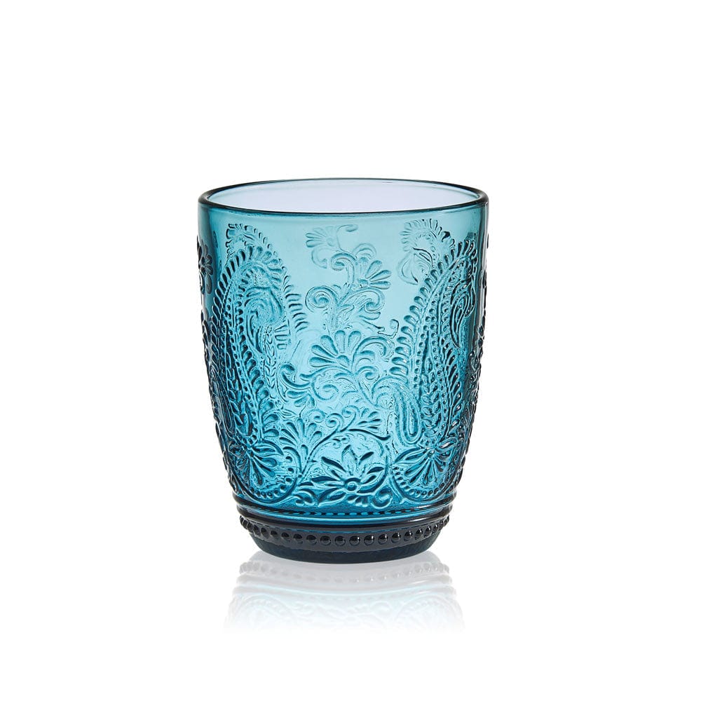 Maddi Double Old Fashioned Glasses Set of 4, Indigo