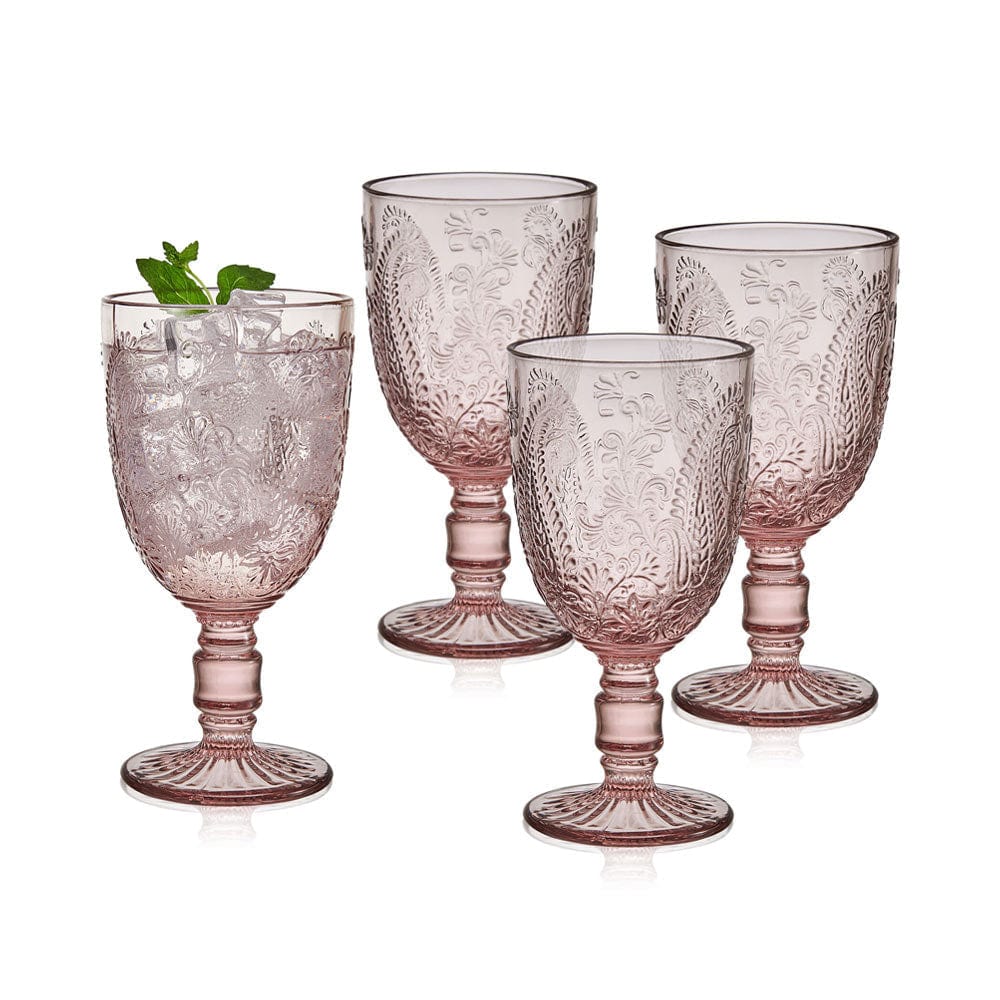 Maddi Goblets Set of 4, Blush