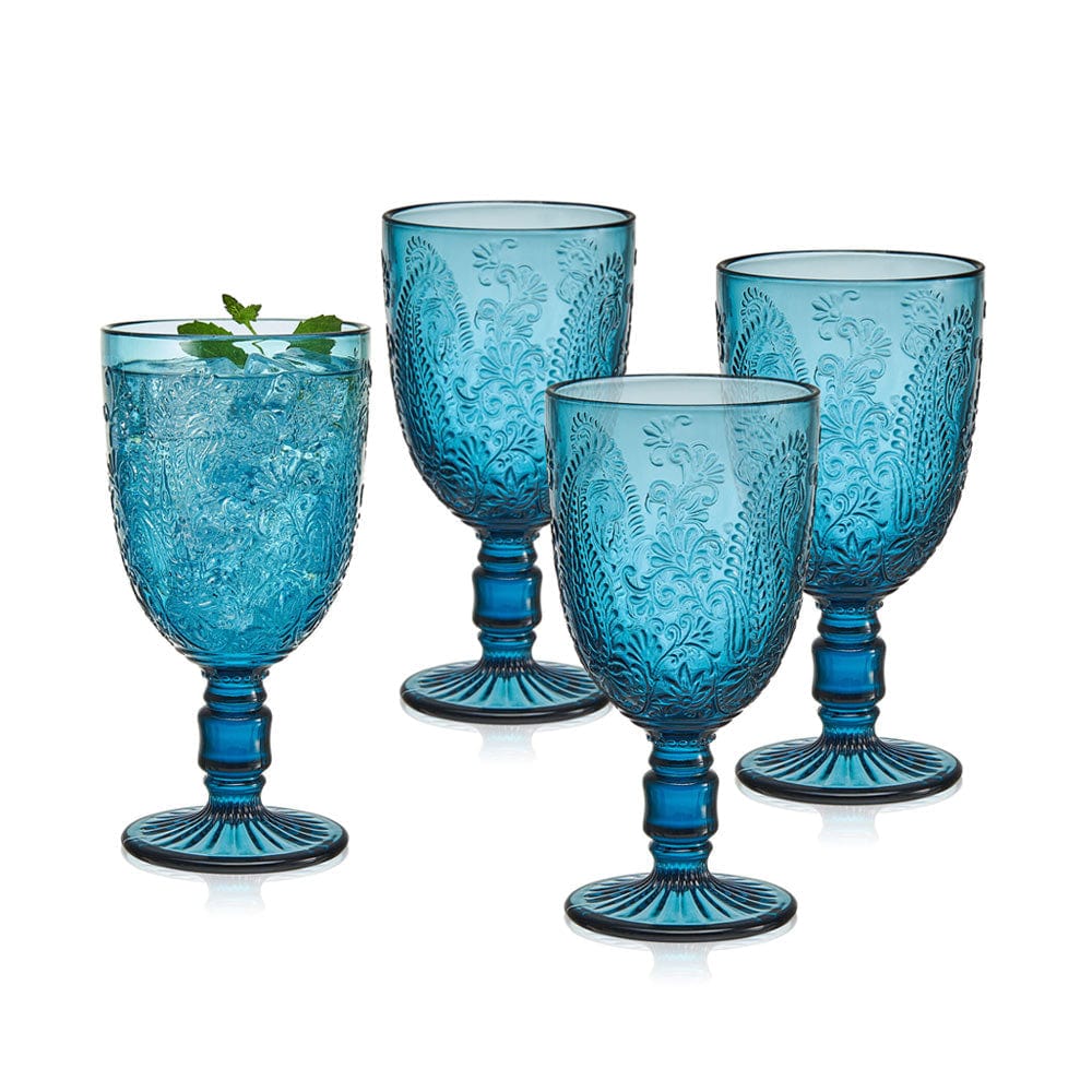 Maddi Goblets Set of 4, Indigo