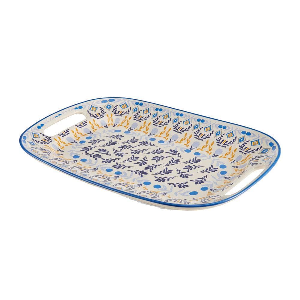 Madeline Handled Serving Platter, 15 IN