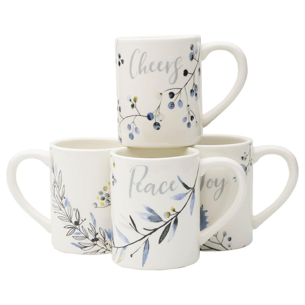 Noel Noir Set of 4 Mugs