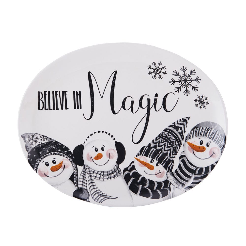 Snow Days Large Platter, Believe In Magic