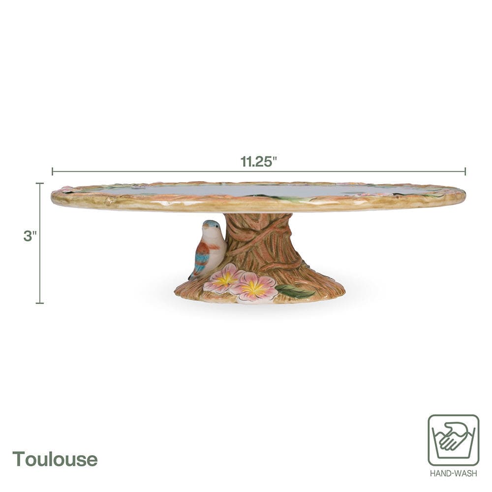 Toulouse Footed Cake Plate, 11.25 IN