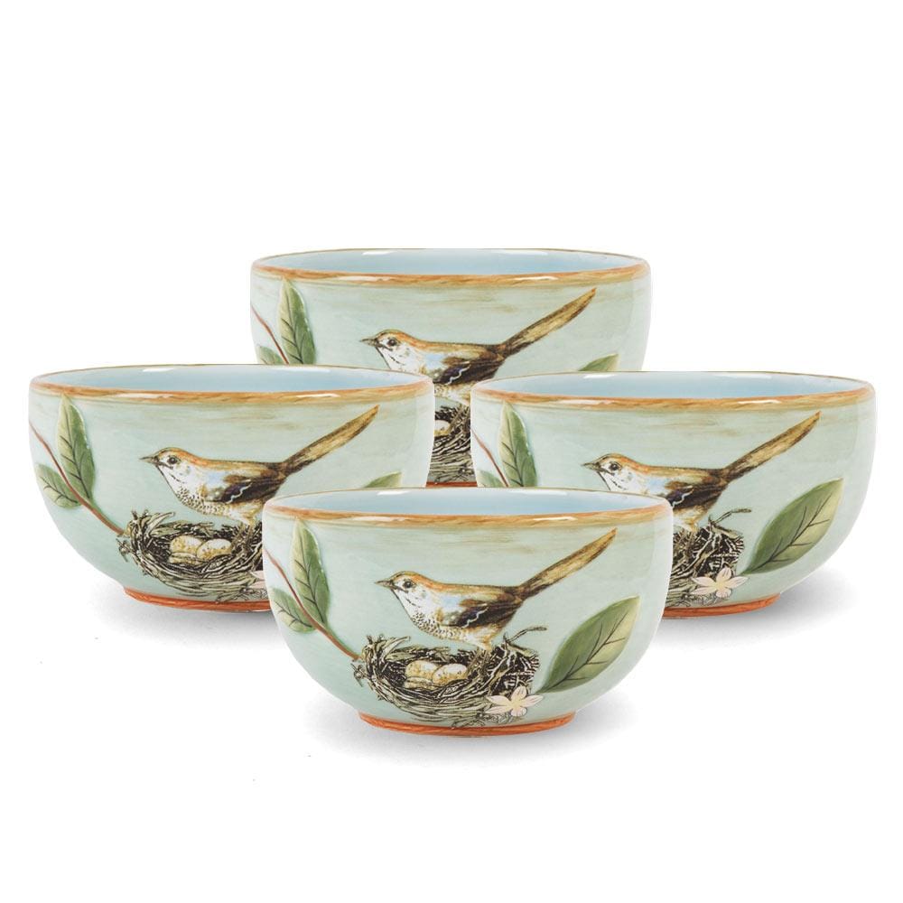 Toulouse Set of 4 Green Small Bowls