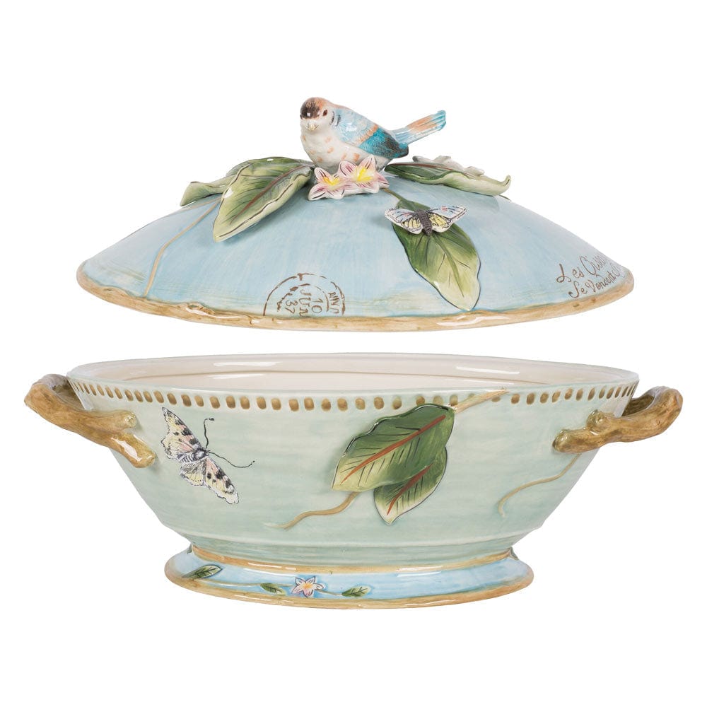 Fitz and Floyd Autumn Leaves Soup buy Tureen & Ladle & Platter