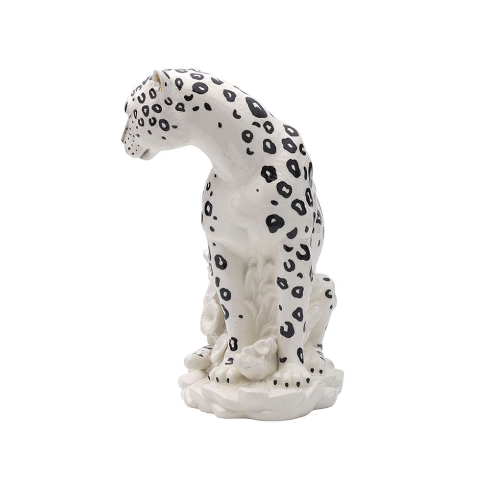 Villa Palm Leopard Figurine 11.75 IN